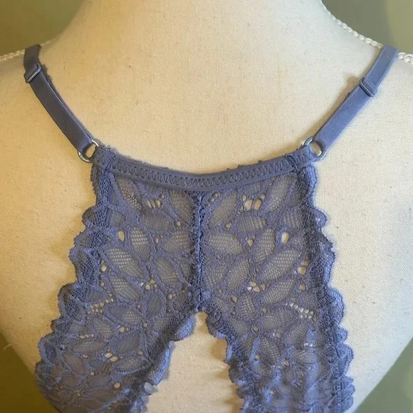 Aerie lace lavender keyhole back racerback bralette - Picture 4 of 11